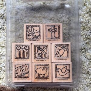 Stampin' Up! Religious Mini Stamp Set - inspirationals set of 8